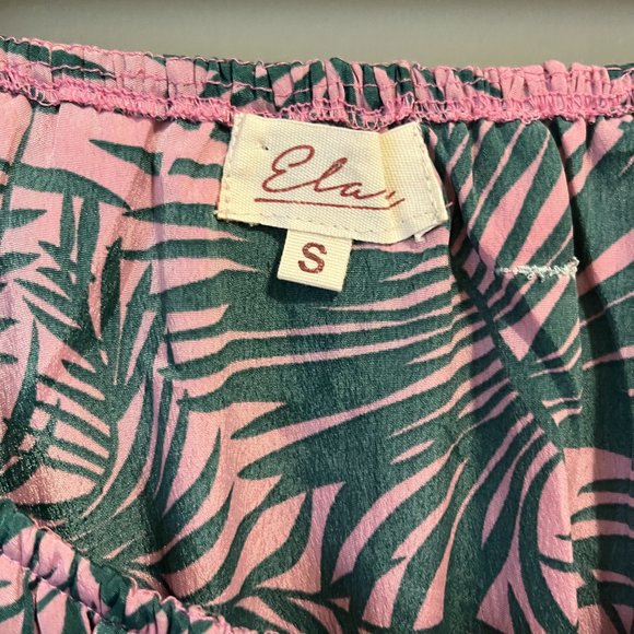 Tropical Strapless Romper - Picture 4 of 4